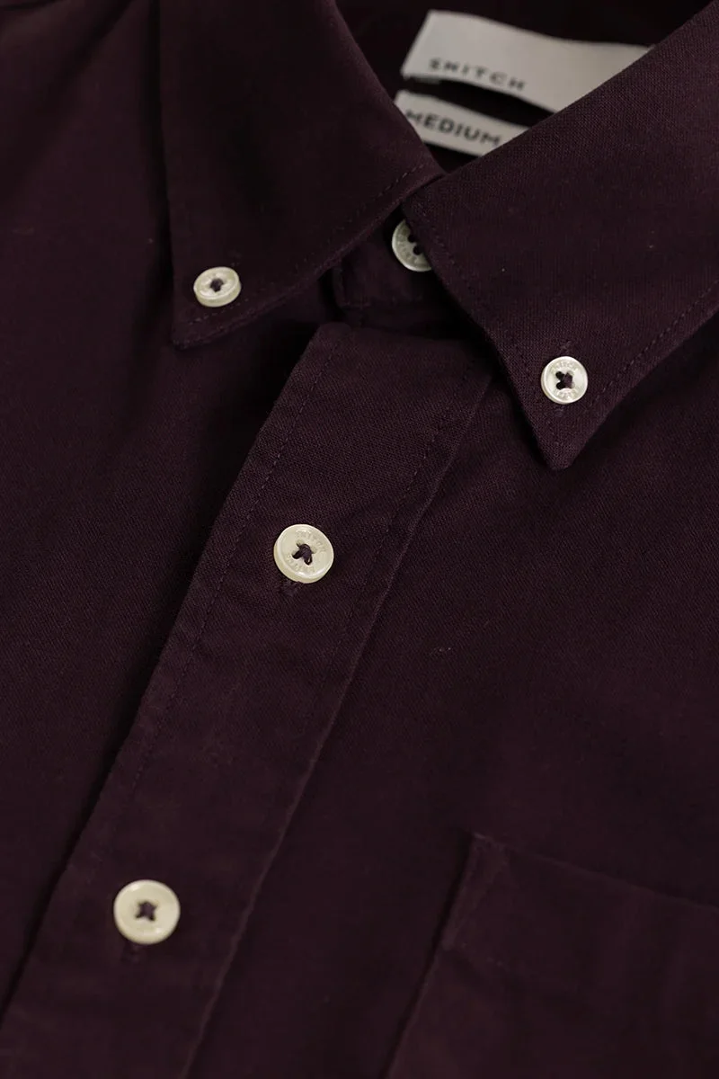 سنيتش Shirtolo Plain Purple Shirt